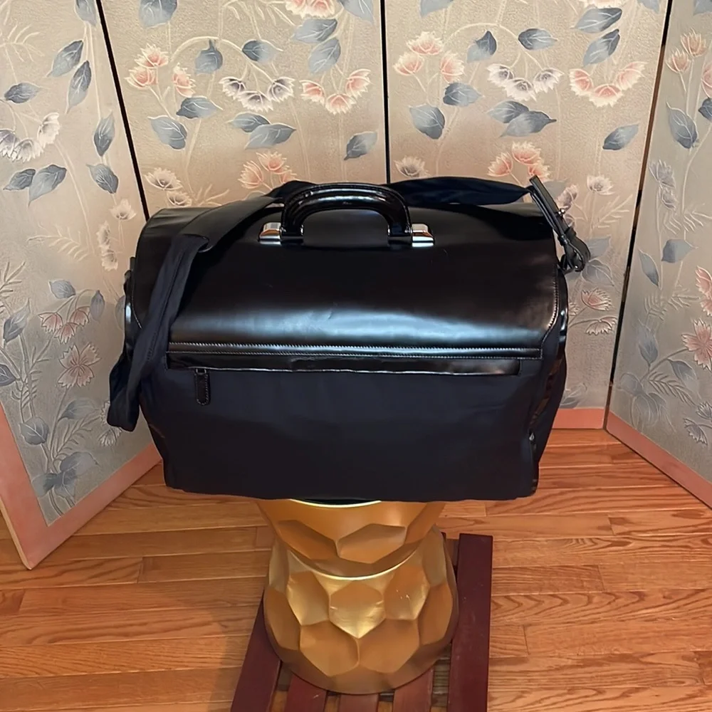 Pineider Firenze 1774 Weekend Duffle Leather & Neoprene - Picture 5 of 15